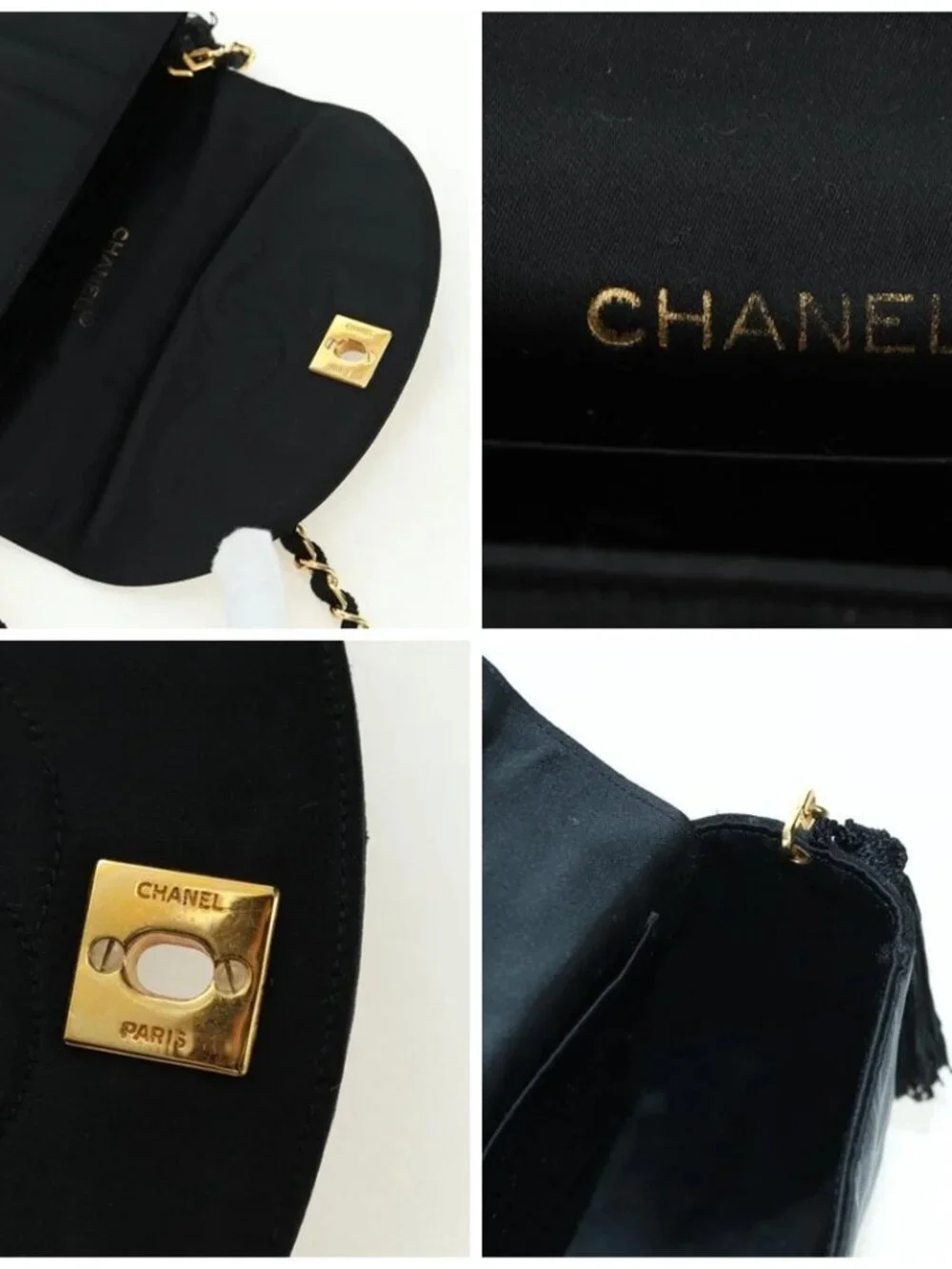 CHANEL brand	chanel color	black